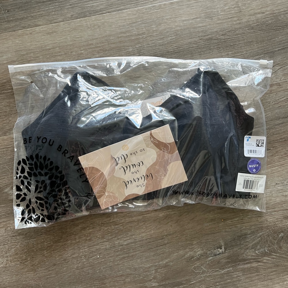 NWT Hands-Free Pumping & Nursing Bra | Black - Large-Busty (E-H)